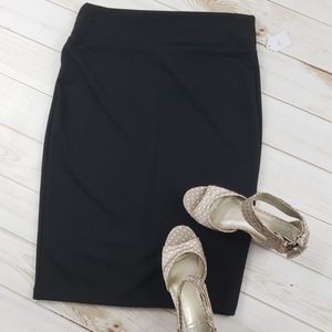 🆕️XLg. Black High WaistPencil Office Skirt. $10.